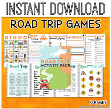 For example, a player may have to retrieve their favorite mug or take a selfie to earn points. Road Trip Games Road Trip Activity Pack For Kids I Spy Scavenger Hunt