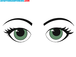 How To Draw Eyes For Beginners - Easy Drawing Tutorial For Kids