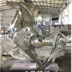 Stainless steel electroplating rockery sculpture custom ...