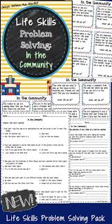Life Skills Problem Solving In The Community Life Skills Class Life Skills Classroom Life Skills Special Education