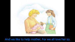 When We Re Helping Lds Primary Song With Lyrics Youtube
