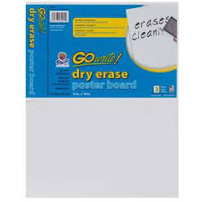 Poster board + foam board = the perfect headboard. Pacon Dry Erase Poster Board Hobby Lobby