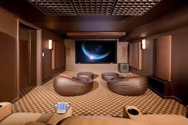 Open Space Projector Room With Bean Bag Chairs Edgonline Home Theater Seating Home Theater Rooms Living Room Home Theater