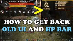 Check spelling or type a new query. Bdo Remastered How To Get Back The Old Ui And Hp Bar Youtube