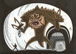 The Rancor By Otisframpton On Deviantart Star Wars Illustration Star Wars Art Star Wars Fan Art