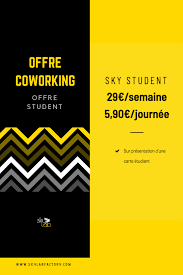 Offre Bureau Coworking Pour Etudiants Student Etudiants Bureau Offre Hainaut Belgique Skylabfactory Bureau A Louer Carte Etudiant Bureau Partage