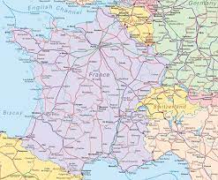 Trains In France France Map Map France Train