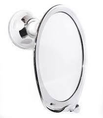 Modern Man Products Fogless Shower Mirror With Razor Hook And Locking Suction Cup Chrome Fogfree Shower Shave Mi Shower Mirror Mirror Wall Mounted Mirror