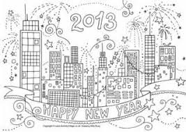 Set up a table outside and keep kids of all ages occupied with these spring pictures to color. New Years Eve Printable Coloring Activity Sheets New Year Coloring Pages New Year Coloring Page New Years Coloring Pages