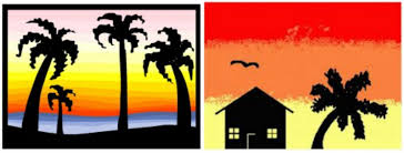 How to draw sunset | drawing for kids. Sunset Silhouettes Lesson Plan For Elementary School Students