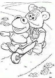 Snuffy's best friend is big bird, whom he affectionately calls. Get On Pushcart Muppet Babies Coloring Pages Bulk Color