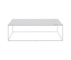 Here's an ikea hack where you can acheive (and afford!) that gold and white marble as much as i want an exquisite coffee table, i am perfectly fine getting my hands dirty and doing a diy to get the look i want. Space Low Rectangular Table Top In White Marble Effect Ceramic Stoneware White Lacquered Base Architonic
