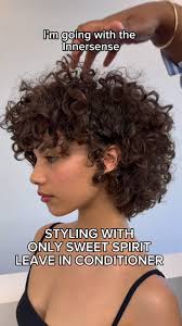 Styling using my favorite leave in conditioner: Innersense Sweet Spirit  Leave In Conditioner