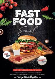 Download Fast Food Special Flyer Design Psd Template Free Download