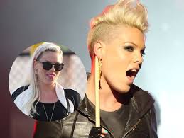 Pink S Hair Makeover Songstress Goes From Mohawk To Long Blonde Locks In 2020 Hair Makeover Pink Singer Hairstyles Blonde With Pink