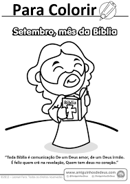 Temos milhares de desenhos para colorir gratuitos para crianças. Mes Da Biblia Amiguinhos De Deus