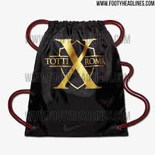 The New Nike Tiempo Totti X Roma 2017 Soccer Shoes Introduce A Stunning Design In Gold And Black Nike Roma Boots Soccer Shoes