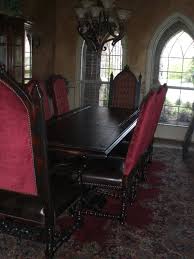 French gothic dining room set from blacktulip on ruby lane. Modern Living Room With Dark Furniture Novocom Top