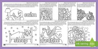 Home coloring pages learning body parts. Children S Mental Health Colouring For Mindfulness