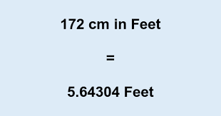 172 Cm In Feet 172 Centimeters To Feet Feet (ft) and inches (in) to centimeters (cm) or centimeters (cm) to inches (in). 172 cm in feet 172 centimeters to feet