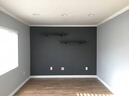 Grey Black Accent Wall Living Room Dark Bathroom Faucets Darkbathroomcolors Grey Accent Wall Grey Walls Dark Grey Walls