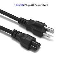 1.5m US plug AC power cord 3 Pin Prong C5 Cloverleaf American USA 4ft For  Adapters Laptop Notebook - cord manufacturers | power cable manufacturers |  ...