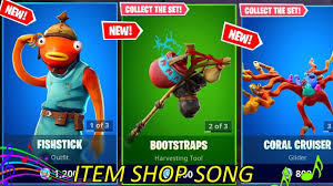 Fortnite is a registered trademark of epic games. New Skin Fishstick Item Shop Drop Song Countdown Merry Christmas Ninjafury Youtube