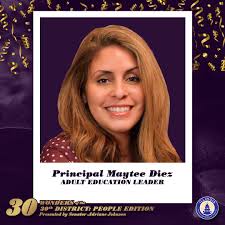 Over the next 15 days I will introduce each of the 30 Wonders of the 30th  District: People Edition, voted by residents, in categories ranging from  education to human services, public advocacy