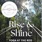 Rise & Shine yoga at the Rise event in Bentonville, AR