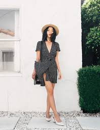 Black And White Polka Dot Summer Dress Pin On Clothes