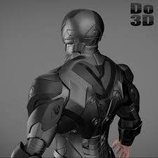 Robocop 3d Printable New Model Suit Armor 05 Robocop Suits New Model