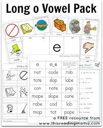 In the early stages of the development of english, oo was pronounced as a long o (as in floor). Long O Vowel Pack Free Printable