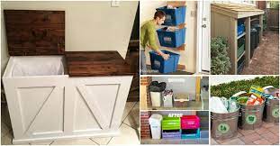 There are a number of styles to choose from, including ones with multiple. 20 Diy Home Recycling Bins That Help You Organize Your Recyclables Diy Crafts