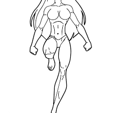 Sketch the shapes of her human anatomy starting with the actual appearance of her neck, shoulders, body, hands and legs. How To Draw A Female Superhero