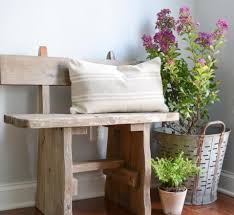 18'' h x 20'' w x 48'' d. Rustic Outdoor Bench The Created Home