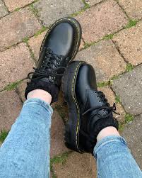 Yet another boot trend to consider in the fashion world: Drmartens Airwair Alternative Grunge Boots Drmartensofficial 8053 Creepers Drmartensstyle Worndifferent Aesthetic Chic Shoes Boots Outfit Shoes
