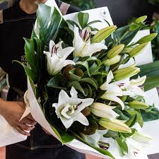 Maybe you would like to learn more about one of these? One Love Oriental Lilies Bouquet Lily Bouquet Flower Boquet