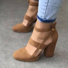 Women S Lace Up Block High Heels Closed Toe Shoes Ankle Strap Simple Shoes Dress Shoes Womens Chunky Heel Shoes Chunky Heel Pumps