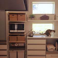 キッチン 猫 ベルメゾンの家電ラック 観葉植物 雑貨 などのインテリア実例 2015 03 31 14 09 13 roomclip ルームクリップ 収納 アイデア キッチン キッチンレイアウト キッチンディスプレイ