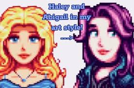 Haley X Abigail Stardew Valley
