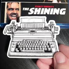 All Work And No Play Makes Jack A Dull Boy Tattoo All Work And No Play Typewriter Sticker Decal Free Us Etsy In 2020 Waterproof Stickers Typewriter Props Illustration