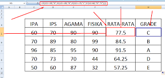 Maybe you would like to learn more about one of these? Menentukan Predikat Siswa Dengan Rumus Excel Grade Nilai