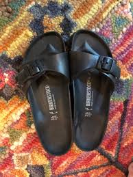 Never Worn Lightweight Plastic Beach Shoes Black Size 36