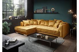 As the name implies deep seating is a collection of furniture styles that offer leather furniture for the big tall that is between 3 and 8 deeper than similarly styled furniture. Black Red White Pascha Sofa Gelb Mobel Letz Ihr Online Shop