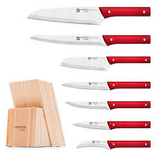 Check spelling or type a new query. Tomodachi Genesis Red By Hampton Forge 13 Piece Knife Block Set Novelty Shop