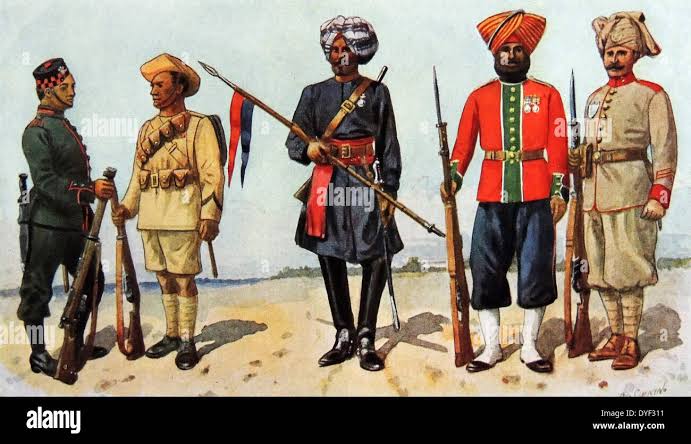 Indian army uniforms including left hi-res stock photography and images - Alamy