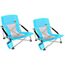 86 x 53 x 92 cm, can be adjusted in 4 steps and is suitable for adults up to 120. Nice C Low Beach Camping Folding Chair Ultralight Backpacking Chair With Cup Holder Carry Bag Compact Heavy Duty Outdoor Indoor 2 Pack Of Blue Walmart Com Walmart Com