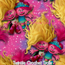 Twinkle Crochet Trolls
