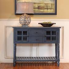 Decarlo Console Table Decor Therapy Blue Console Table Console Table