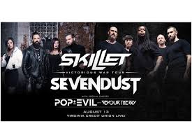 skillet sevendust to rock virginia credit union live at